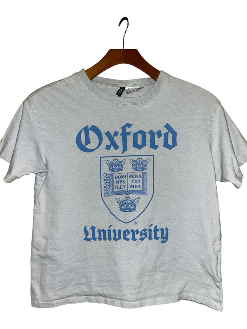 Oxford University Light Blue Graphic Tee by H&M